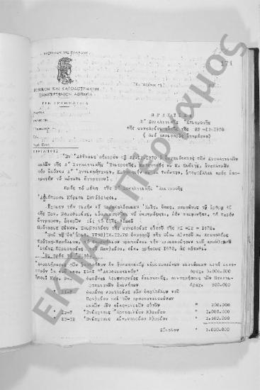 Συνεδρίαση: 22 Δεκεμβρίου 1970