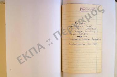 Συλλογή λαογραφικού υλικού εκ του χωρίου Σκοπέλου, της επαρχίας Μυτιλήνης, του νομού Λέσβου.