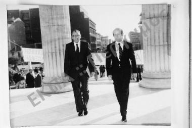 Τελετή της αναγορεύσεως εις επίτιμον διδάκτορα της Ιατρικής Σχολής του Καθηγητού της Επιδημιολογίας του Harvard School of Public Health κ. Brian MacMahon