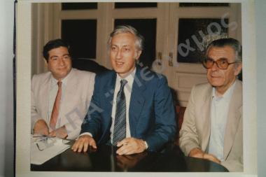 Συνέντευξη τύπου για την ειρήνη 6/8/1986