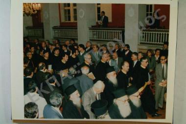 Παρουσίαση 3 τόμων χειρογράφων Αγίου Όρους