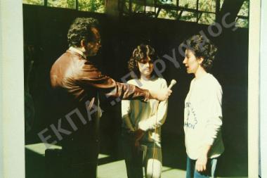 Επίδειξη γυμναστικής από φοιτητές