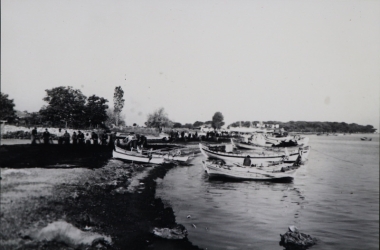 Skala Prinos Thassos, at the port, with the boats