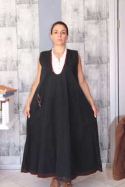 Authentic local costumes from the village of Potamia - 