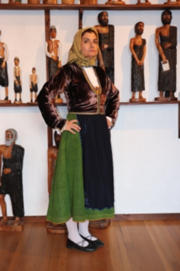 Authentic local costume from the village of Potamia (2)