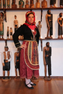 Authentic local costume from the village of Potamia (1)