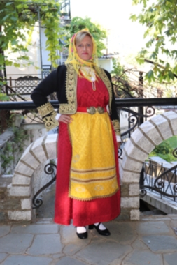 Traditional local costumes, Panagia village (2)