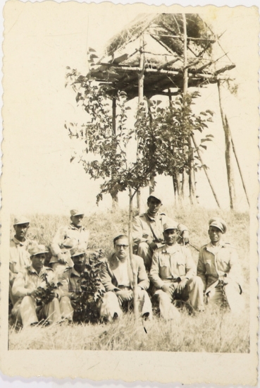Improvised field guard tent, 1930s