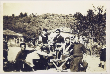 Outdoor party , Limenas 1950