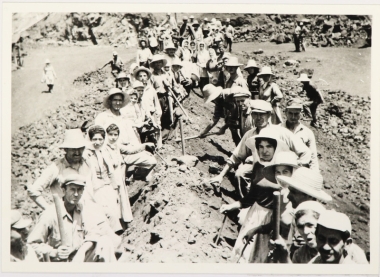 Workers of the mines of Limenaria Thassos, 1956