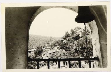 Traditional settlement of Kazaviti, view from the bell tower of the village