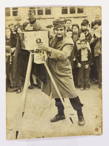 Photographer at the carnival events, Panagia 1976
