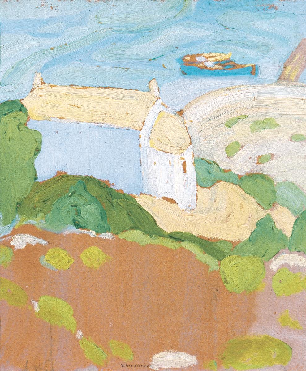 Εκκλησάκι με βάρκα