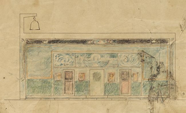 Μακέτα για το παρεκκλήσι της Σχολής Νομικού, Πατήσια  (7/24)