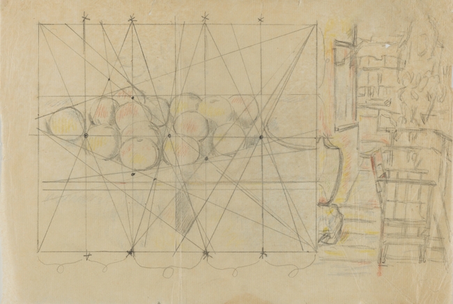 Fruit (harmonic symmetry lines) and composition of exterior (study)