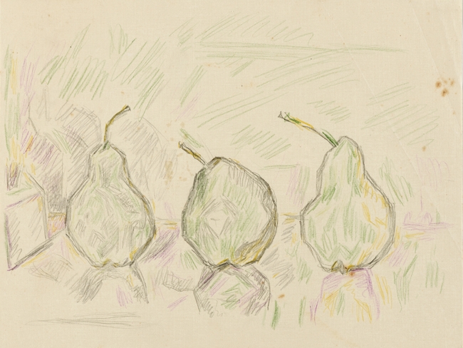Three pears (study)