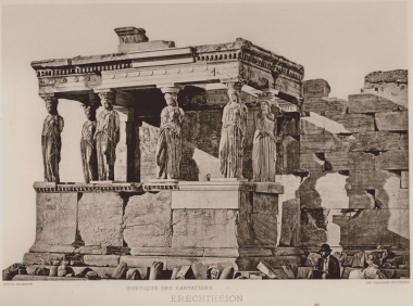 Ερέχθειο. Η πρόσταση των Καρυάτιδων.