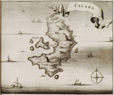 Χάρτης της Καλύμνου.