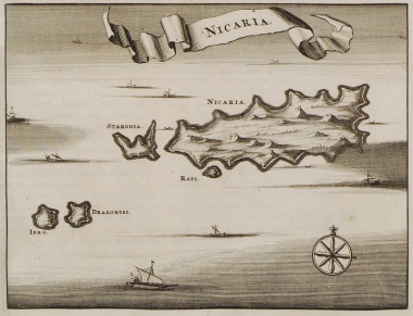 Χάρτης της Ικαρίας.