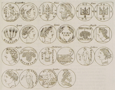 Αρχαία νομίσματα νησιών του Αιγαίου. (Κάρπαθος, Τήνος, Σύμη, Μεγίστη, Κύθηρα, Αντικύθηρα, κ.α.)