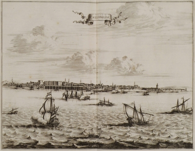 Άποψη του λιμανιού της Καλλίπολης.