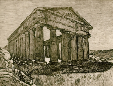 Ο δωρικός ναός της Έγεστας.
