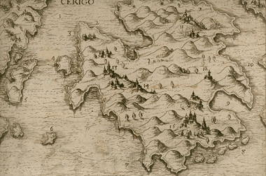 Χάρτης των Κυθήρων.