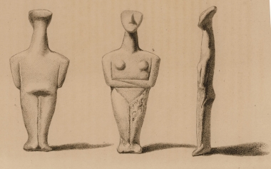 Κυκλαδικό ειδώλιο.