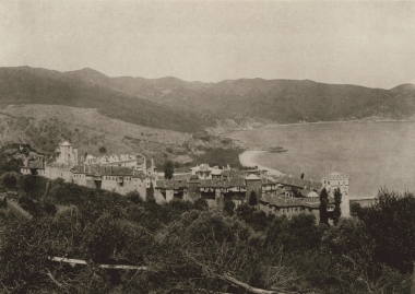 Η Μονή Βατοπεδίου στο Άγιον Όρος.