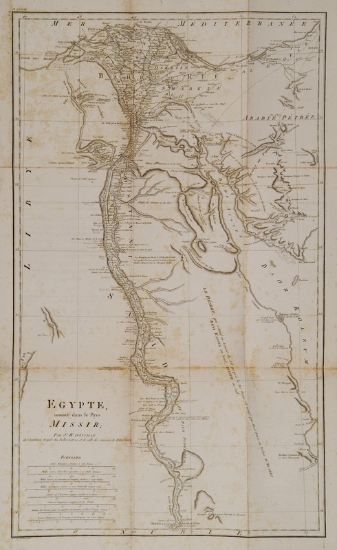Χάρτης της Αιγύπτου.
