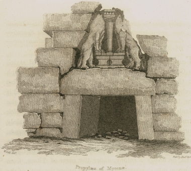 Η Πύλη των Λεόντων στις Μυκήνες.