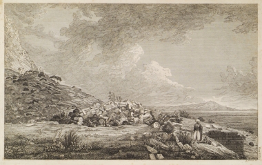 Ερείπια στον ναό της Αθηνάς Πολιάδος στην Πριήνη (Μικρά Ασία).