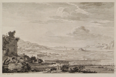 Η κοιλάδα του Μαιάνδρου ποταμού όπως φαίνεται από τη Μίλητο (Μικρά Ασία).