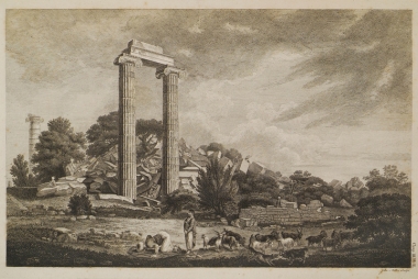 Τα ερείπια του ναού του Απόλλωνα στα Δίδυμα, από τα βορειοανατολικά (Μικρά Ασία).