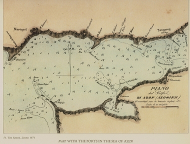 Χάρτης της Αζοφικής Θάλασσας.