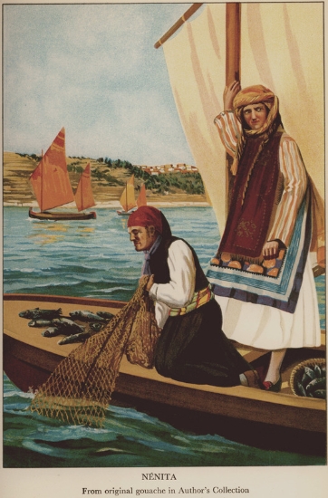 Ενδυμασίες από τα Νένητα Χίου. Από τη συλλογή του συγγραφέα.