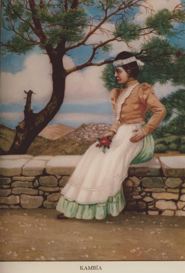 Ενδυμασίες από τα Καμπιά Χίου. Από τη συλλογή του συγγραφέα.