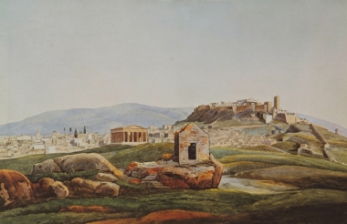 Αθήνα. Βορειοδυτική άποψη (πριν το 1834).