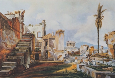 Αθήνα. Ερειπωμένη συνοικία ανατολικά από το Θησείο.