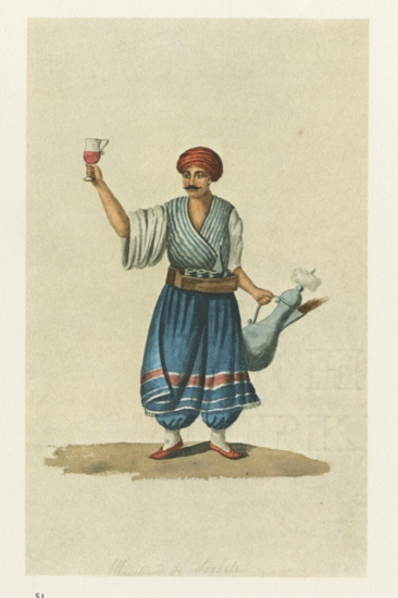 Τούρκος πλανόδιος πωλητής σερμπετιού.