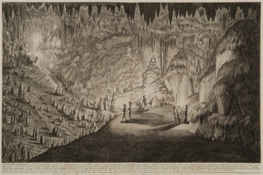 Το εσωτερικό του σπηλαίου της Αντιπάρου.