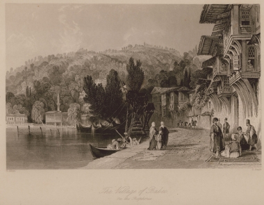 Άποψη των Χηλών, του σημερινού Μπεμπέκ, στον Βόσπορο.