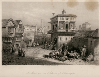 Δρόμος στα περίχωρα της Αδριανούπολης.