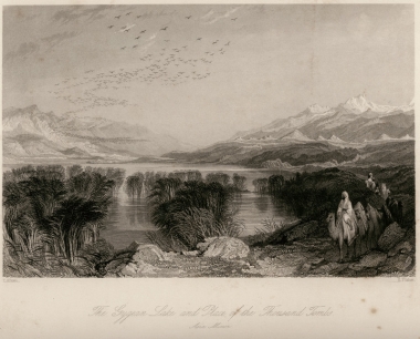 Η Γυγαία λίμνη κοντά στις Σάρδεις της Μικράς Ασίας.