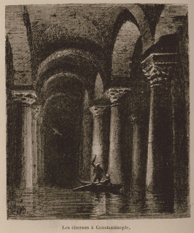 Η Βασιλική Κινστέρνα στην Κωνσταντινούπολη.