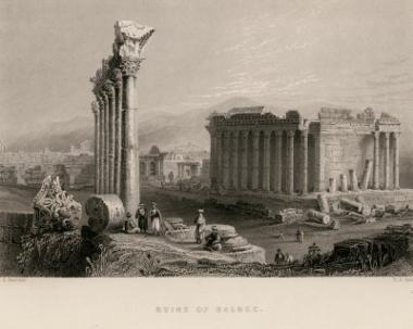 Ερείπια της Ηλιούπολης (σημερινό Μπάαλμπεκ στον Λίβανο).