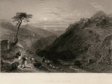 Το χωριό Εδέμ (σήμερα Εχντέν στον Λίβανο), όπου εθεωρείτο ότι βρισκόταν ο κήπος της Εδέμ.