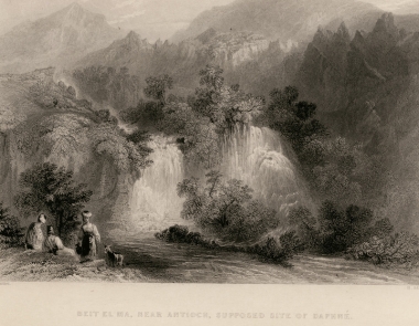 Τοποθεσία Μπέιτ Ελ Μα (σημερινό Χάρμπιε) κοντά στην Αντιόχεια, όπου θεωρείται ότι βρισκόταν η αρχαία Δάφνη.