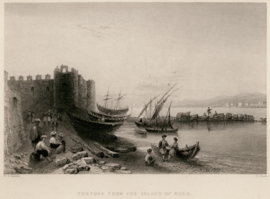 Η πόλη Ταρτoύς, από τη νήσο Ρουάντ (Συρία).