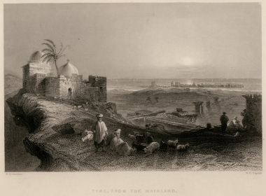 Άποψη της Τύρου από την ενδοχώρα (Λίβανος).